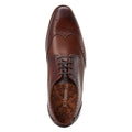 Dark Brown - Lifestyle - Base London Mens Barbera Leather Brogues