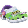 Blue Grey - Front - Crocs Childrens-Kids Classic Buzz Lightyear Toy Story Clogs