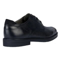 Black - Back - Geox Boys J Zheeno A Leather School Shoes