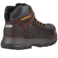 Brown - Back - Caterpillar Unisex Adult Pneumatic 2.0 Leather Safety Boots