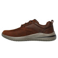 Dark Brown - Back - Skechers Mens Delson 3.0 Glavine Leather Trainers