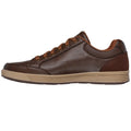 Chocolate - Lifestyle - Skechers Mens Cavell Sparkman Faux Leather Trainers