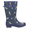 Blue - Lifestyle - Cotswold Childrens-Kids Woodland Owl Wellington Boots