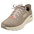 Taupe - Front - Skechers Mens Arch Fit 2.0 Look Ahead Shoes