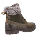 Khaki Brown - Back - Cotswold Womens-Ladies Evenlode Ankle Boots