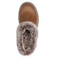 Chestnut - Back - Skechers Womens-Ladies Keepsakes Lite Cozy Blend Slippers