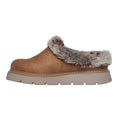 Chestnut - Pack Shot - Skechers Womens-Ladies Keepsakes Lite Cozy Blend Slippers