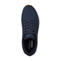 Navy - Back - Skechers Mens Uno Stand On Air Lace Up Sports Trainers