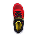 Red-Black - Back - Skechers Boys Meteor Lights Krendox Trainers