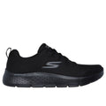 Black - Back - Skechers Mens Go Walk Flex Vespid Trainers