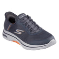 Charcoal-Orange - Front - Skechers Mens 2.0 Simplicity 2 Arch Fit Trainers