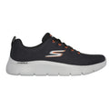 Charcoal-Black - Side - Skechers Mens Go Walk Flex Vespid Trainers