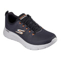 Charcoal-Black - Front - Skechers Mens Go Walk Flex Vespid Trainers