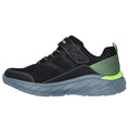 Black-Lime - Back - Skechers Boys Boundless Trainers