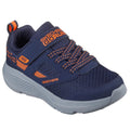 Navy-Orange - Front - Skechers Boys Go Run Elevate Astonishing Speed Trainers