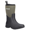 Green - Front - Cotswold Womens-Ladies Ashmead Neoprene Wellington Boots