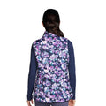 Blue-Lavender - Back - Skechers Womens-Ladies Go Shield Misty Floral Gilet