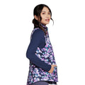 Blue-Lavender - Side - Skechers Womens-Ladies Go Shield Misty Floral Gilet