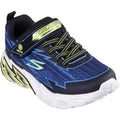 Black-Blue - Front - Skechers Boys Light Storm 2.0 Bolt-Brights Trainers