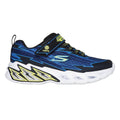 Black-Blue - Side - Skechers Boys Light Storm 2.0 Bolt-Brights Trainers