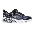 Black-Grey - Side - Skechers Boys Light Storm 2.0 Bolt-Brights Trainers