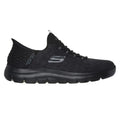 Black - Side - Skechers Mens Summits Key Pace Slip-In Trainers