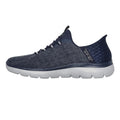 Navy - Back - Skechers Mens Summits Key Pace Slip-In Trainers