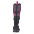 Black-Magenta Faded - Back - Muck Boots Womens-Ladies Arctic Sport II Tall Wellington Boots