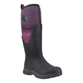 Black-Magenta Faded - Front - Muck Boots Womens-Ladies Arctic Sport II Tall Wellington Boots