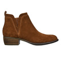 Brown - Side - Skechers Womens-Ladies Texas Rodeo Night Suede Chelsea Boots