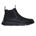 Black - Side - Skechers Mens Augustino Paulo Leather Chelsea Boots