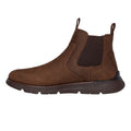 Chocolate - Back - Skechers Mens Augustino Paulo Leather Chelsea Boots