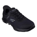 Black - Front - Skechers Womens-Ladies Go Walk 7-Valin Trainers