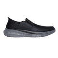 Black - Side - Skechers Mens Slade Cooper Leather Trainers