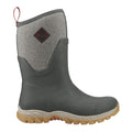 Olive - Side - Muck Boots Womens-Ladies Arctic Sport II Mid Length Wellington Boots