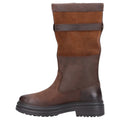 Brown - Side - Cotswold Womens-Ladies Broadwell Suede Mid Calf Boots