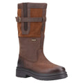 Brown - Front - Cotswold Womens-Ladies Broadwell Suede Mid Calf Boots