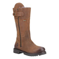 Tan - Front - Cotswold Womens-Ladies Bushcombe Leather Mid Calf Boots