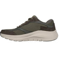 Olive - Lifestyle - Skechers Mens 2.0 The Keep Leather Arch Fit Trainers