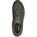 Olive - Pack Shot - Skechers Mens 2.0 The Keep Leather Arch Fit Trainers