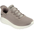 Taupe - Front - Skechers Womens-Ladies BOBS Sport Squad Chaos Trainers