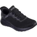 Black - Front - Skechers Womens-Ladies BOBS Sport Squad Chaos Trainers