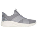 Grey - Lifestyle - Skechers Womens-Ladies Bobs Squad Chaos Your Moment Shoes