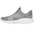 Grey - Pack Shot - Skechers Womens-Ladies Bobs Squad Chaos Your Moment Shoes