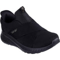 Black - Front - Skechers Womens-Ladies Bobs Squad Chaos Your Moment Shoes