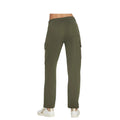 Olive-Black - Back - Skechers Womens-Ladies Cargo Trousers