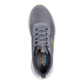 Grey-Orange - Lifestyle - Skechers Mens Edgeride Rekze Trainers