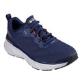 Navy-Orange - Front - Skechers Mens Edgeride Exxo Relaxed Fit Trainers