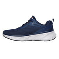 Navy-Orange - Back - Skechers Mens Edgeride Exxo Relaxed Fit Trainers