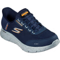 Navy - Front - Skechers Mens Go Walk Flex Trainers